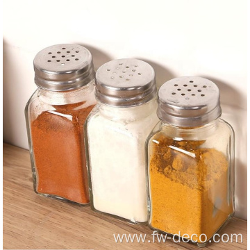 pepper shaker with stainless steel lid